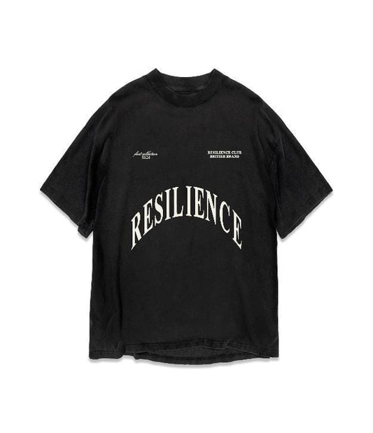 THE RESILIENCE T-SHIRT IN FADED BLACK